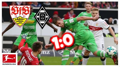 VFB STUTTGART - BORUSSIA MÖNCHENGLADBACH | 1 - 0 | HIGHLIGHTS - YouTube