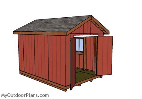 10x14 Shed Plans | MyOutdoorPlans