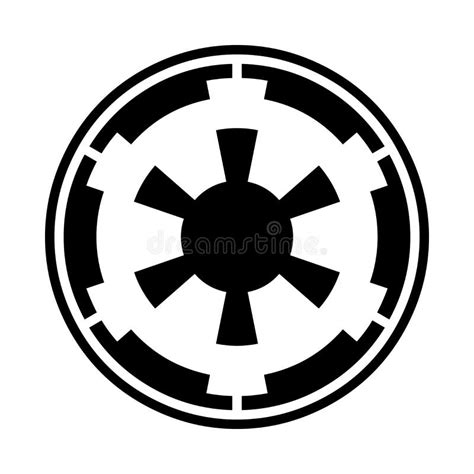 Galactic Empire Emblem Line Icon, Star Wars Concept, Imperium Vector ...