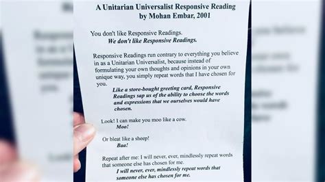 Rabbi: Responsive readings? Congregation: Yaawwwn – J.