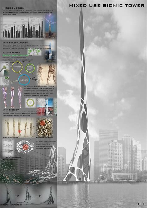 #thesis #designthesis #skyscraper #bionic #bionictower #hirise #500meter #site… | Landscape ...