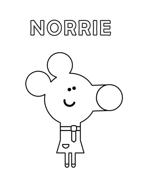 Norrie From Hey Duggee Coloring Page - Free Printable Coloring Pages ...