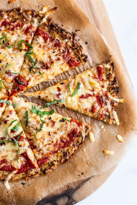 The BEST Cauliflower Pizza Crust - Eating Bird Food