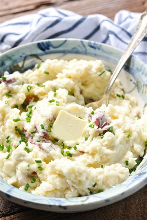 Skin On Mashed Red Potatoes - The Seasoned Mom