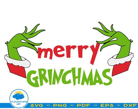 Merry Grinchmas SVGGrinchmas SVG Villano de Navidad Svg - Etsy México