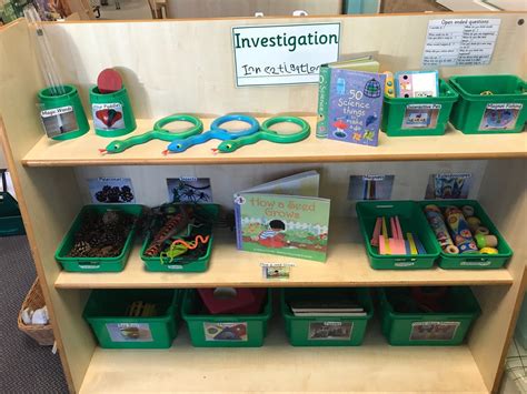 Investigation area at at Asquith Kirkby nursery | Science area ...