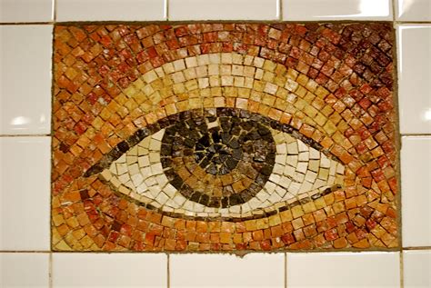 NYC ♥ NYC: Subway Artwork: "Oculus," Mosaic Eyes By Kristin Jones and Andrew Ginzel