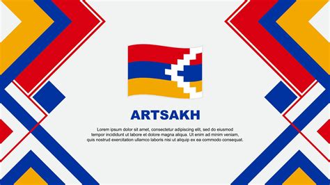 Artsakh Flag Abstract Background Design Template. Artsakh Independence Day Banner Wallpaper ...