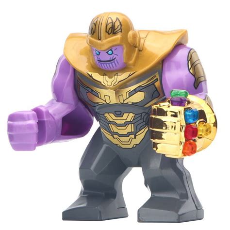 Thanos with The Infinity Gauntlet Marvel Avengers Endgame Lego ...