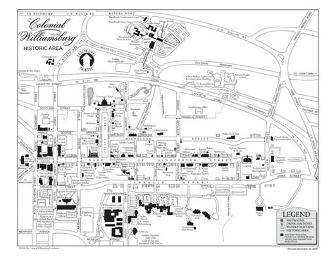 Map Of Colonial Williamsburg - Colonial Williamsburg Printable Map - Printable Maps