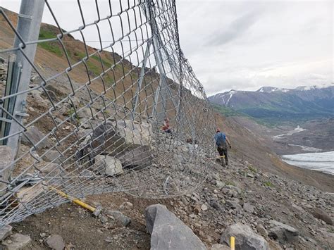 Temporary Rockfall Mitigation | Tangiers Mountain Construction