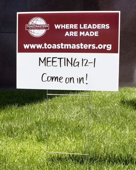 Customizable Meeting Sign