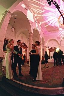 guests in white dresses at the library foundation gala | Flickr