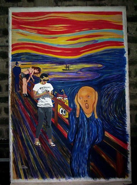 The Scream (camel) 2 street art oil on canvas by the Hotst… | Flickr