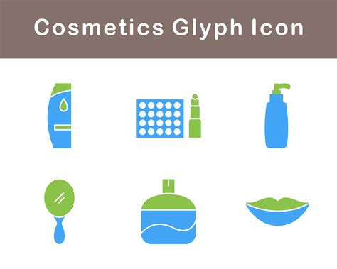 Cosmetics Vector Icon Set 21495740 Vector Art at Vecteezy