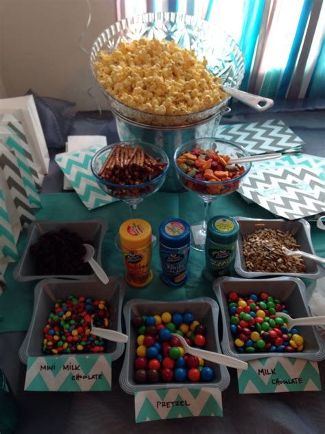 Pin by My Big Day Marketing & Events on Food Programs | Party food bars, Popcorn party, Popcorn bar