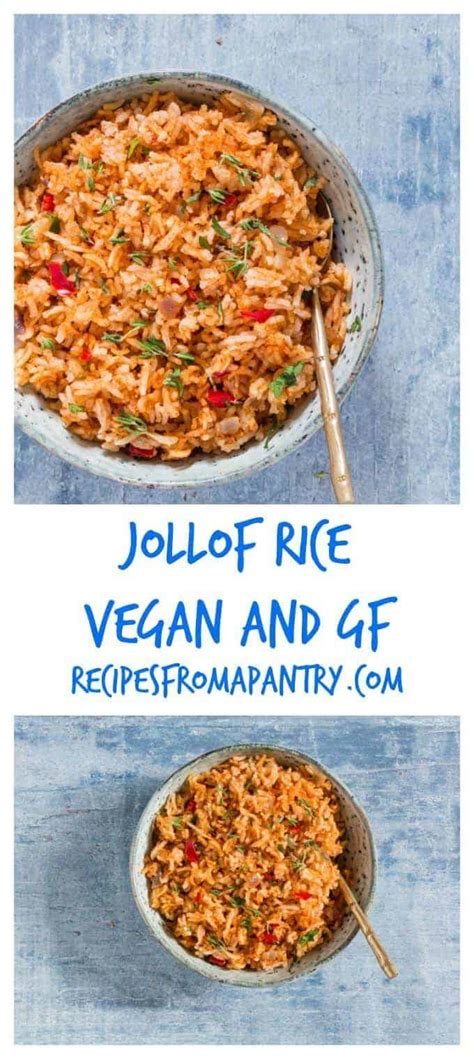 Jollof Rice + Instant Pot Jollof Rice (GF, Vegan) - Recipes From A Pantry