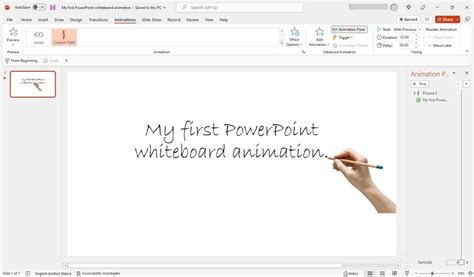 How to Create a Whiteboard Animation in PowerPoint