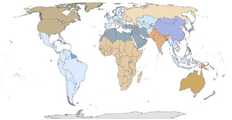 Regions Of The World