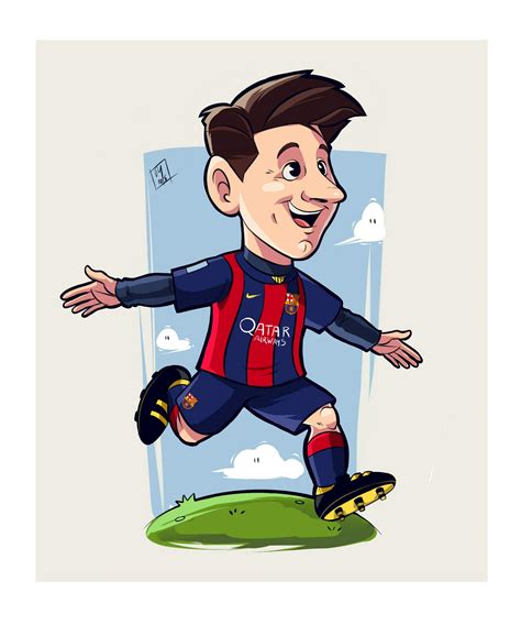 Messi Cartoon Wallpapers - Wallpaper Cave