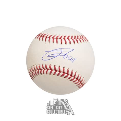 Julio Rodriguez Autographed Official MLB Baseball - JSA COA | Steel City Collectibles