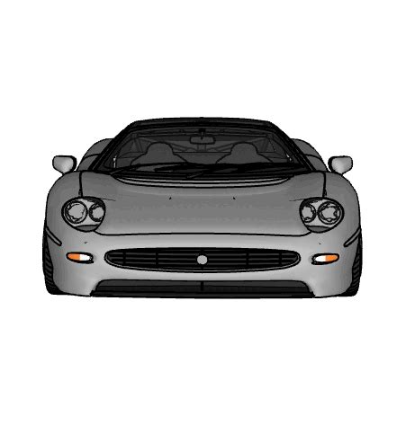 STL file Jaguar XJ220・3D printing template to download・Cults