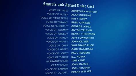 Papa Smurf Voice - The Smurfs (Movie) | Behind The Voice Actors