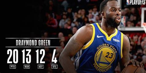 Draymond Green's Latest Stats | Draymond green, Nba playoffs, Golden state warriors