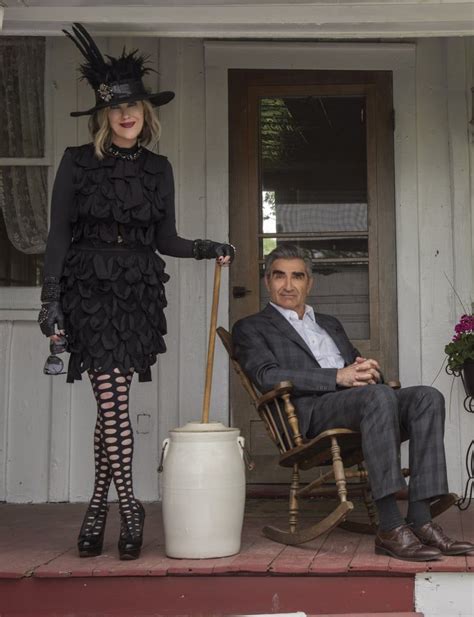 Catherine O’Hara in Schitt’s Creek Costumes by Debra Hanson | Rose costume, Schitts creek, Style