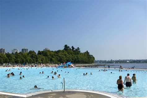 Swim at Second Beach Pool in Stanley Park | Beach pool, Stanley park vancouver, Beach