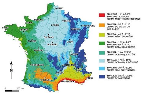 Climate Zones Of France