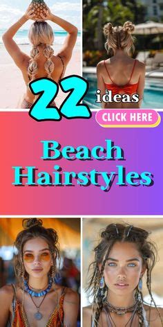 Stunning Beach Hairstyles: Perfect Waves & Braids for Summer in 2024 | Beach hair, Lake hair ...