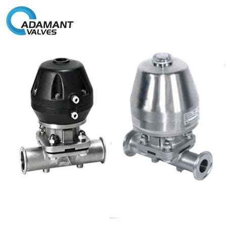 AV-4PC Sanitary Diaphragm Valves with Tri-clamp Ends, Pneumatic Type