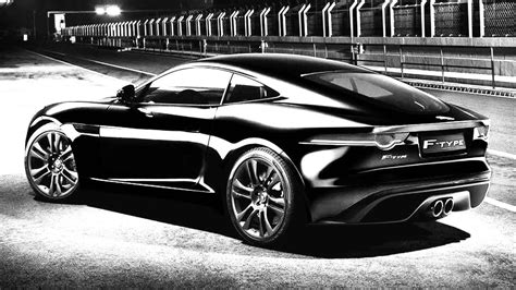 Download Black and White Sports Car Wallpaper | Wallpapers.com