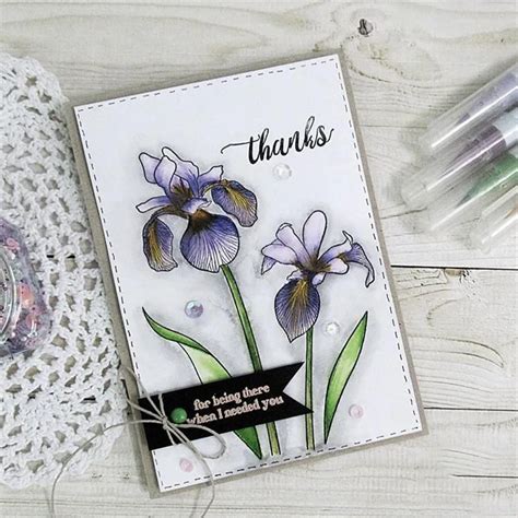 GJCrafts Clivia Flower Stamps and Dies for Scrapbooking Card Making ...