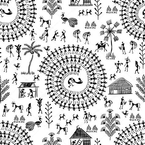 Warli Art Patterns