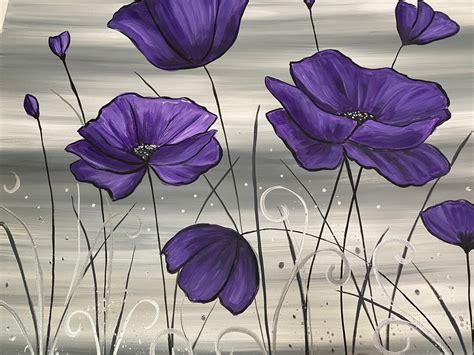 Purple Poppies - Etsy