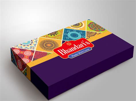 Sweets box packing design | traditional mithai box :: Behance