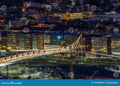 Oslo at Night, Norway, Scandinavia Editorial Stock Image - Image of ...