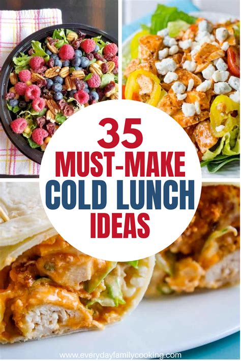 35 Must-Make Cold Lunch Ideas | Healthy packed lunches, Healthy cold ...