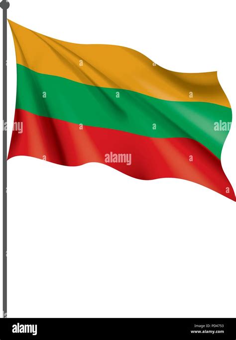 Lithuania flag, vector illustration Stock Vector Image & Art - Alamy