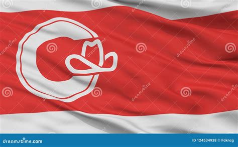 Calgary City Flag, Canada, Alberta Province, Closeup View Stock ...