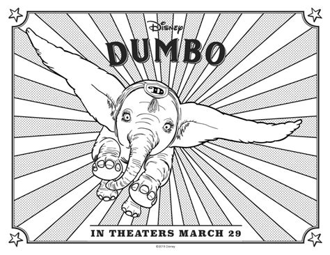 Free Printable Dumbo Coloring Pages & Activities