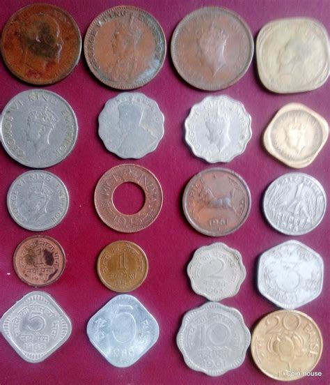 Coin-House: 20 Rare Old Coins! British India and Republic India Coins!