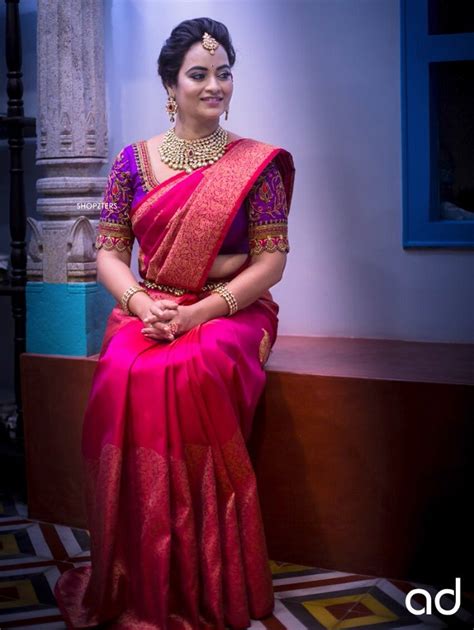 Girl From Tamil Nadu Pink Saree Pink Saree Indian Gir - vrogue.co