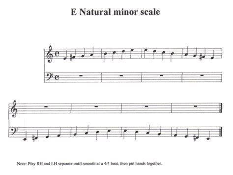 Section 5: E Minor Scale