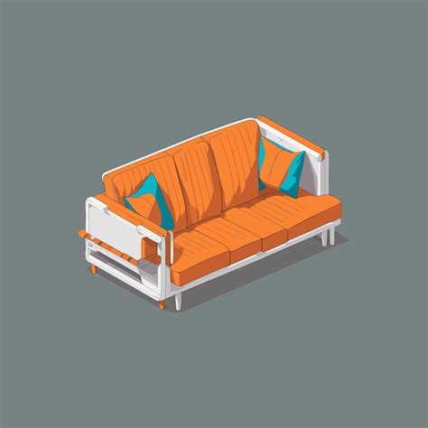 Premium Vector | Modern Sofa Vector Isometric View