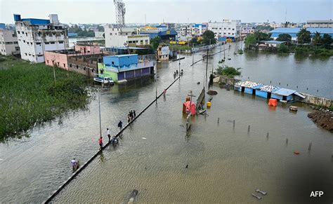 Cyclone Michaung - Roads Turn Into Rivers, Cars Submerged As Rain ...