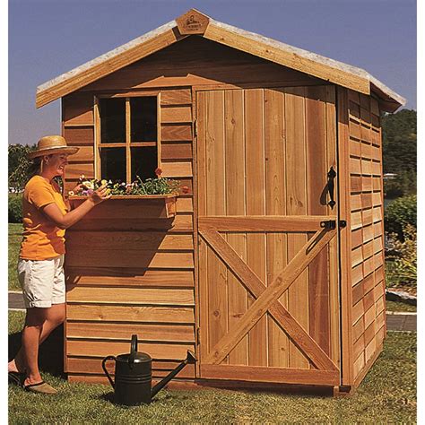 Cedarshed Gardener 6x9 Cedar Storage Shed | The Home Depot Canada