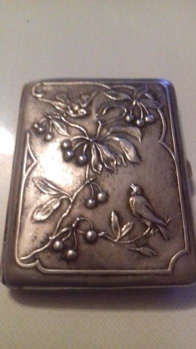 silver cigarette case (1) - Catawiki